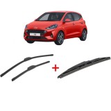 Cumpara ieftin Set 3 stergatoare HYUNDAI i10 III (AC3, AI3) 2019, parbriz si luneta, Bosch Twin