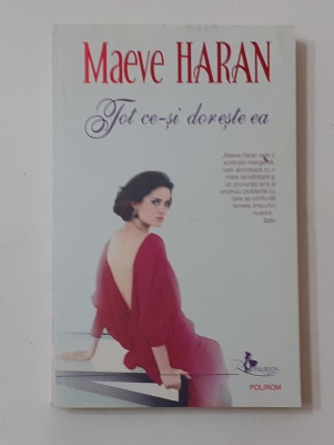 Maeve Haran - Tot Ce-Si Doreste Ea (Ed. Polirom 2008) Colectia Romance NECITITA foto