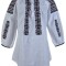 Bluza tip ie dama R24D, alb crystal/negru , marimea 3XL