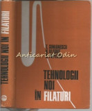 Tehnologii Noi In Filaturi - T. Simionescu, N. Vladut - Tiraj: 790 Exemplare