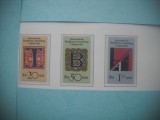 HOPCT TIMBRE MNH 1263 EXPOZITIA ARTA CARTILOR -3 VAL-1989-GERMANIA DDR/RDG, Nestampilat