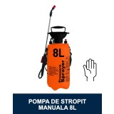 Pompa de stropit / Vermorel manual 8L, tija telescopica din inox