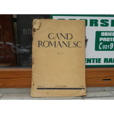 REVISTA GAND ROMANESC , NR. 10 , ANUL III , OCTOMBRIE , 1935