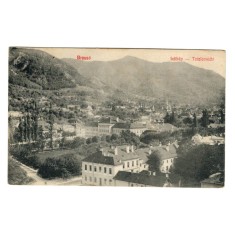 Brasov 1912 - Vedere de sus, ilustrata circulata