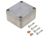 Carcasă Universală Aluminiu 58x64x34 mm Naturală