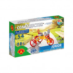 Set constructie 54 piese metalice Constructor - Junior (Tricycle), +8 ani Alexander EduKinder World