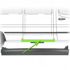 Prag Mercedes Sprinter 208-416 (W901-905), 01.1995-2006, VW LT II 05.1996-12.2005 Dreapta A199016370401 sub usa culisanta lungime 1200mm, tabla de 0.