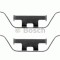 Set accesorii, placute frana BMW Seria 5 (E60) (2003 - 2010) BOSCH 1 987 474 366
