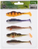 Shad Mikado Real Fish, Culoare Mix, 8cm, 5buc/pac