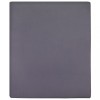 Cearsaf de pat cu elastic, antracit, 100x200 cm, bumbac