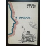 Gabriela Murgu - A propos... (1980)