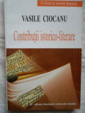 Contributii Istorico-literare - Vasile Ciocanu ,271182