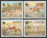 Bahrain 1993 Mi 511/14 MNH - WWF: Gazela Rhim