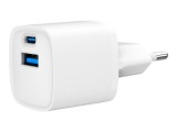 Cumpara ieftin Gembird TA, UC, PDQC20, W, 01 , Incarcator USB 20W, USB, A + USB, C, Fast Charge PD QC 3.0, Alb