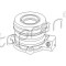 Rulment de presiune, ambreiaj OPEL ASTRA G Combi (F35) (1998 - 2009) TOPRAN 205 257