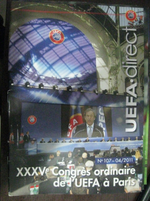 Revista fotbal (oficiala) UEFA-direct 2011 foto