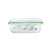 Caserola alimente, 21066G, sticla, dreptunghiulara, transparent, 0.6 L