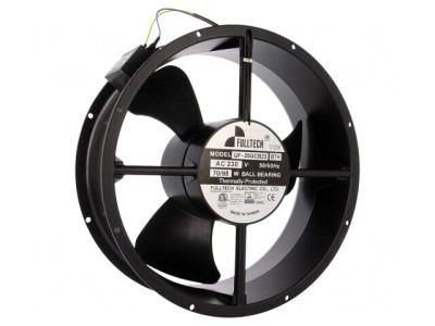 Ventilator axial AC 230V &amp;Oslash;254mm 1212m3/h 62dBA cu bilă foto