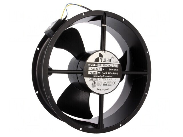 Ventilator axial AC 230V &Oslash;254mm 1212m3/h 62dBA cu bilă