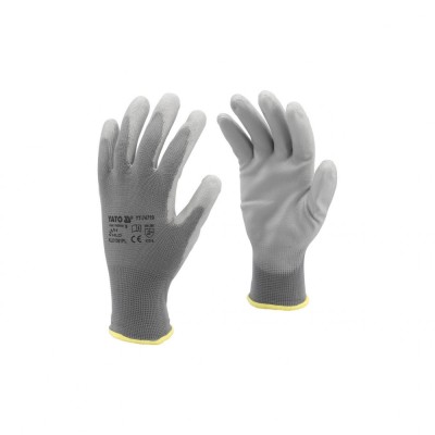 Manusi de protectie, nylon, gri, marimea 9 Yato YT-74719 foto