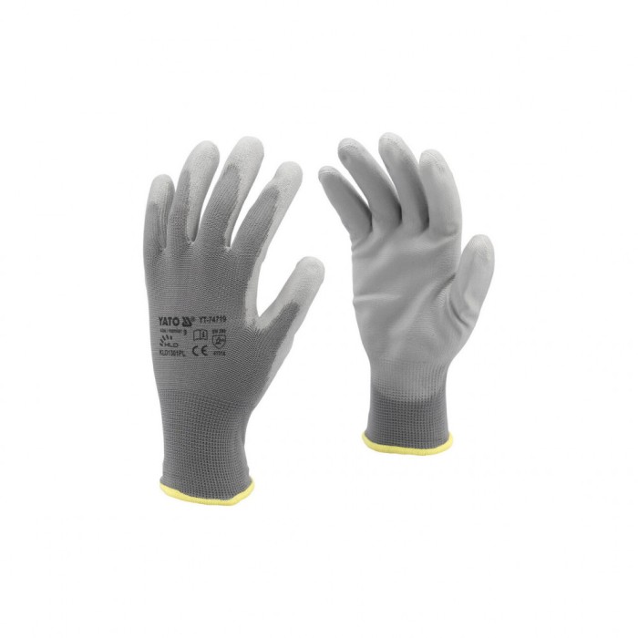 Manusi de protectie, nylon, gri, marimea 9 Yato YT-74719
