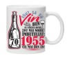 Cana alba personalizata &quot;Un Vin Bun 1955-70&quot;, INOVATIX&reg;. 330ml, Oem
