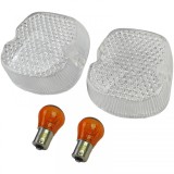 Lentila indicator motocicleta alba, potrivita pentru Honda CB 250 400 450 FT 500 MTX 200 XL 500 S XL Performance AutoTuning