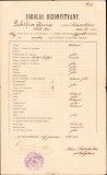 HST A1833 Certificat școlar 1897 Oravița