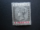 CV1 COLONII BRITANICE REGINA VICTORIA GIBRALTAR