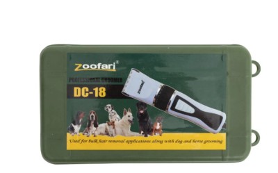 Машинка за подстригване на животни DC-18 Zoofari с 4 дистанционера foto