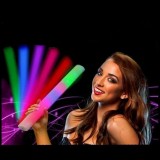 Cumpara ieftin Bagheta LED Foam Stick Multicolor, 47cm - Bastoane Luminoase Spuma, Decor Petreceri, Baterii Incluse - Rosu, Alb, Albastru, Roz, Verde
