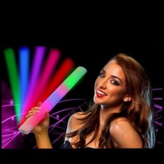 Bagheta Foam stick cu LED pentru petreceri, 47 cm - Multicolor