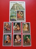 RAS AL KHAIMA, PICTURA DURER - COLIȚĂ + SERIE COMPLETĂ MNH