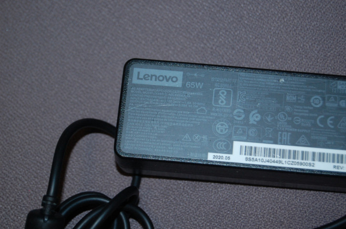 Incarcator laptop LENOVO 20V 65W model ADLX65NLC3A mufa 4.0 x 1.7 mm - original