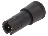 Conector Circular Mufă 3 PIN Aurit 3A