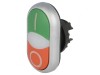 Comutator Dublu 22mm Roșu/Verde IP66