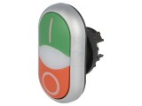 Comutator Dublu 22mm Roșu/Verde IP66