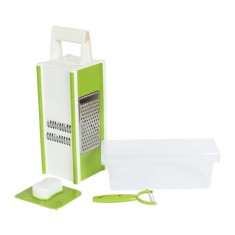 Razatoare multifunctionala cu recipient FOXMAG24&reg;, Alb/Verde