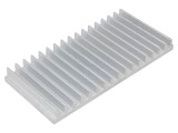 Radiator extrudat cu aripioare 70x150x15mm 2.5K/W