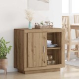 vidaXL Bufet stejar artizanal 40 x 80 x 75 cm Lemn compozit 880535