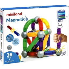 Joc de constructie magnetic Miniland