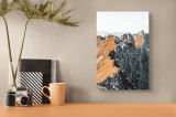 Tablou Canvas pe temă de natură: Contrastul munților și frumusețea v&acirc;rfurilor, 26 x 39 cm, CMCLASS
