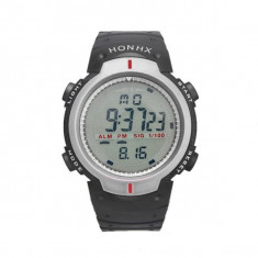 Ceas Barbatesc HONHX CS871, curea silicon, digital watch, functie cronometru, alarma foto