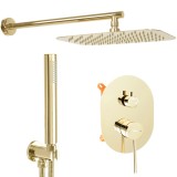 Set de dus REA OVAL Auriu BOX