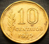 Moneda 10 CENTAVOS - ARGENTINA, anul 1975 * cod 4956