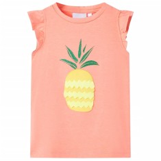 Tricou pentru copii, corai neon, 128