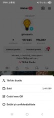 Cont de TikTok 137K monetizat foto