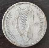 Moneda - Irlanda - 1 Schilling 1935 - Argint - An mai rar