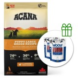 Cumpara ieftin ACANA Puppy Large Breed Recipe 17 kg + 2 x recompense GRATUIT