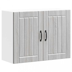 vidaXL Dulap de bucatarie &quot;Lucca&quot; din lemn prelucrat Sonoma gri 853833